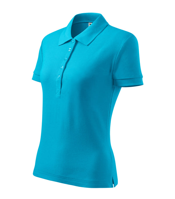 Women's Pique Polo Shirt CH216 Short Sleeve